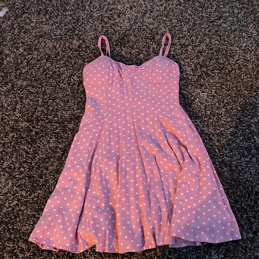 American eagle outfitters pink dress size XS